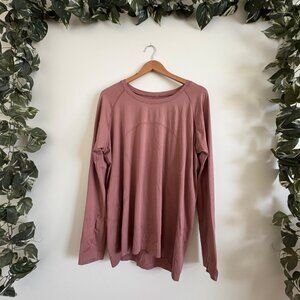 Lululemon Athletic Swiftly Tech Long Sleeve Shirt 2.0 Spiced Chai Women’s Sz 18